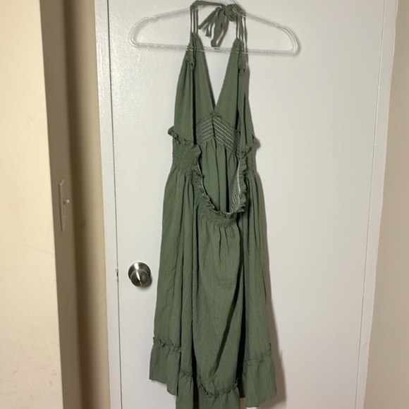 Green plus size women’s XL  summer dress - Picture 4 of 6